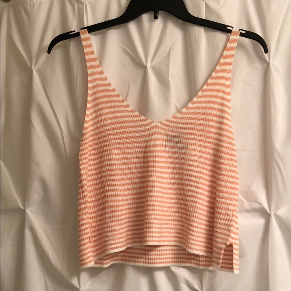 Brand New Forever21 Striped Sweater Knit Tank Top
